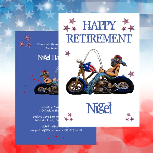 Funny Retirement Party  Invitation (Creator Uploaded)