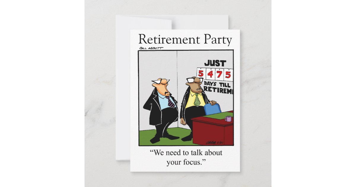 Funny Retirement Party Invitations Zazzle