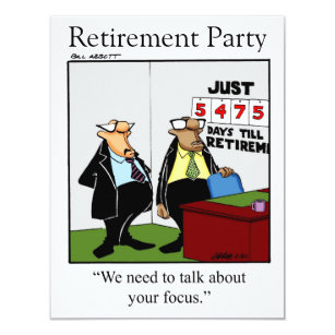 Funny Retirement Invitations | Zazzle