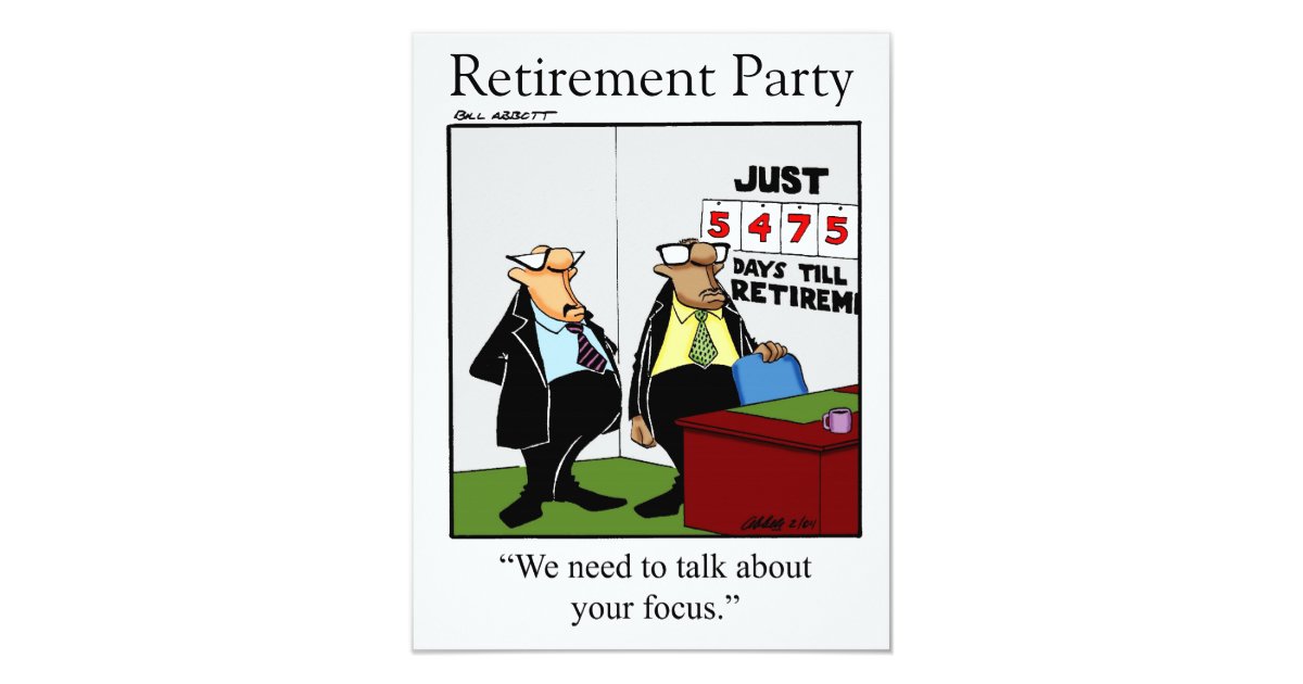 Funny Retirement Party Invitations | Zazzle.com