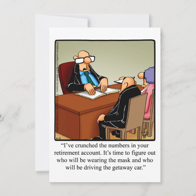 Funny Retirement Party Invitations (Front)