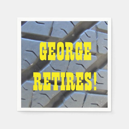 Funny Retirement Party Napkins