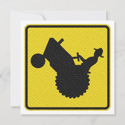 Funny Retirement Party Old  Farmer on Tractor Sign Personalized Announcement