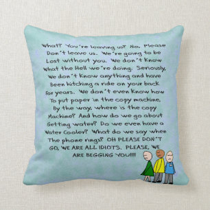 Funny Retirement Pillow From The Group