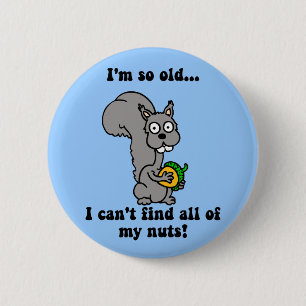 Funny retirement pinback button