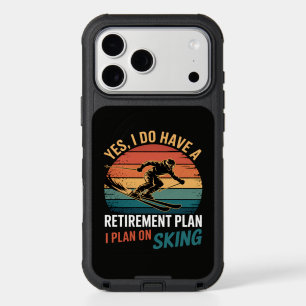 Funny Retirement Plan Ski Retiring iPhone 17 Pro Max Case