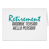 Funny Retirement Quote (Front Horizontal)