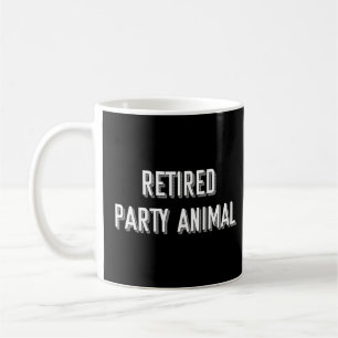 Funny Retirement Quote Retired Party Animal Cool Coffee Mug