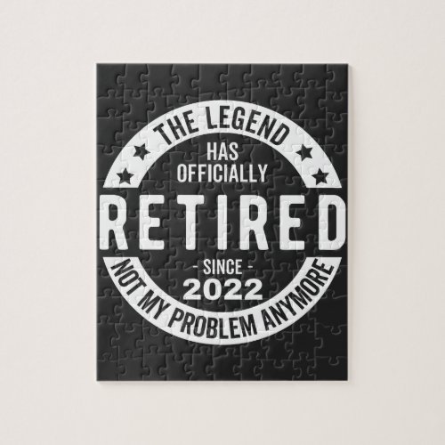 funny retirement retired retired firefighter re jigsaw puzzle