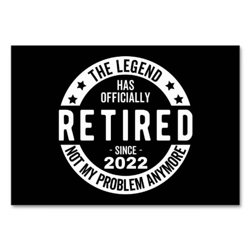 funny retirement retired retired firefighter re table number