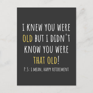funny retirement, retired, retired teacher, retire postcard