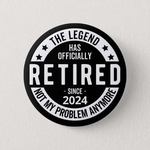 funny retirement retirement plan button