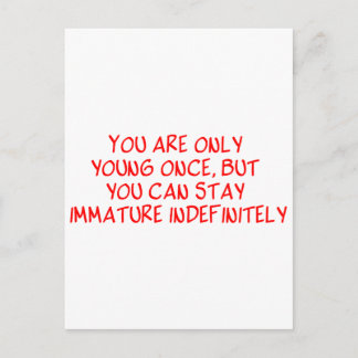 Funny Retirement Saying Postcard