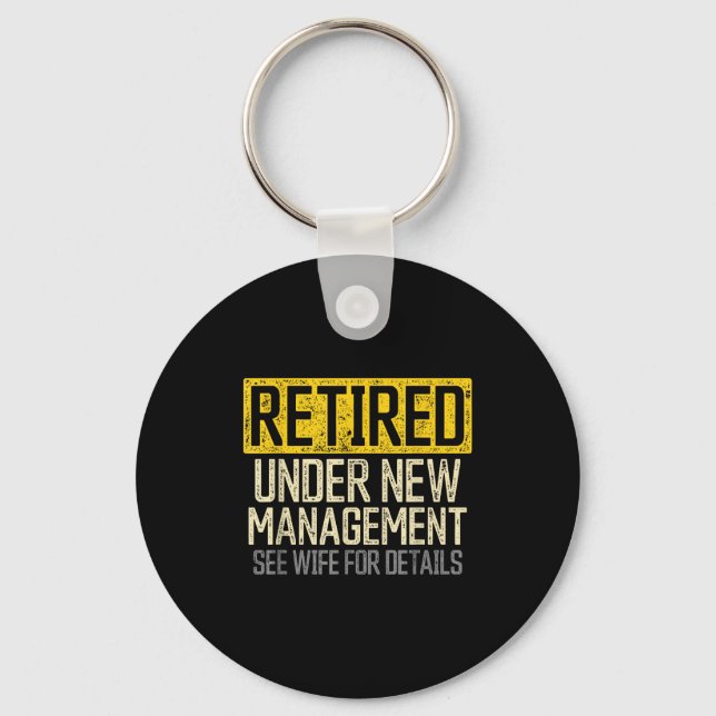 Funny Retirement Shirts For Men Retirement Funny R Keychain (Front)