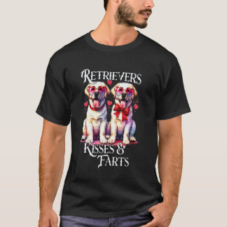 Funny Retriever Kisses Retriever Farts Retriever T-Shirt
