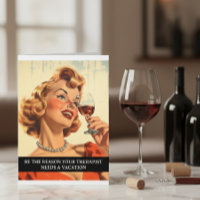 Funny Retro 50s Saying Therapist