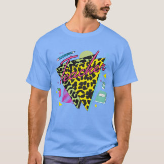 Funny Retro 80s 90seacher Back to School friends T-Shirt