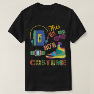 Funny Retro 80s Costume Party Design T-Shirt