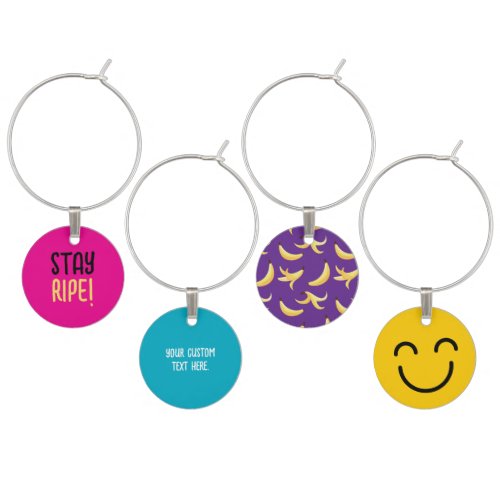 Funny Retro Banana Party Favors Puns Editable