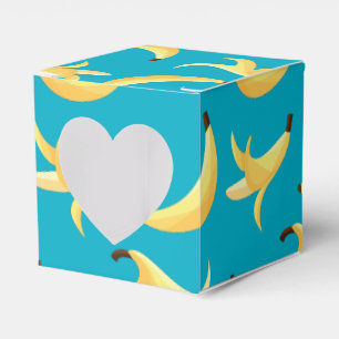 Funny Retro Banana Party Favors Puns Editable Favor Boxes