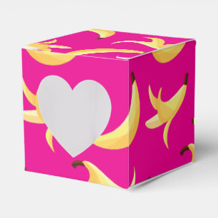 Funny Retro Banana Party Favors Puns Editable Favor Boxes