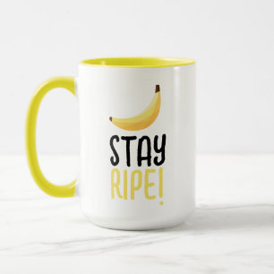 Funny Retro Banana Party Favors Puns Editable Mug
