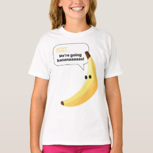 Funny Retro Banana Party Favors Puns Editable T-Shirt