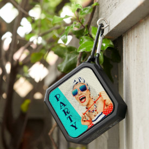 Funny Retro Beach Lady Party Bluetooth Speaker