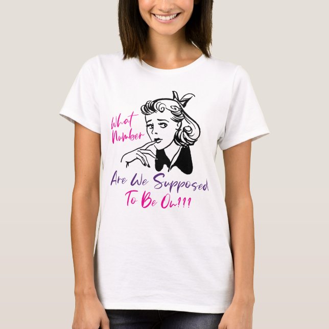 Funny Retro Bunco Player T-Shirt (Front)