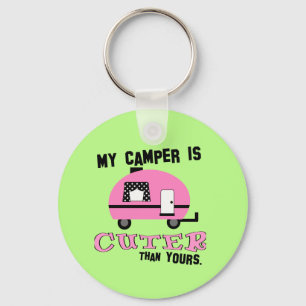 Funny Retro Camper Keychain
