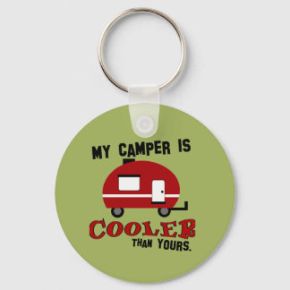 Funny Retro Camper Keychain