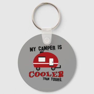 Funny Retro Camper Keychain