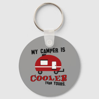 Funny Retro Camper Keychain