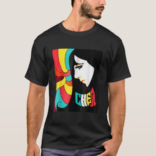 Funny Retro Chers Vintage Love Music T_Shirt