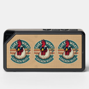 Funny Retro Chicken Butt Joke Design Bluetooth Speaker