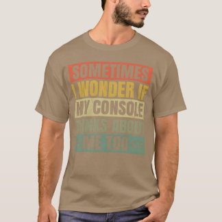 Funny Retro Console Video Game Lover Gaming girl T-Shirt