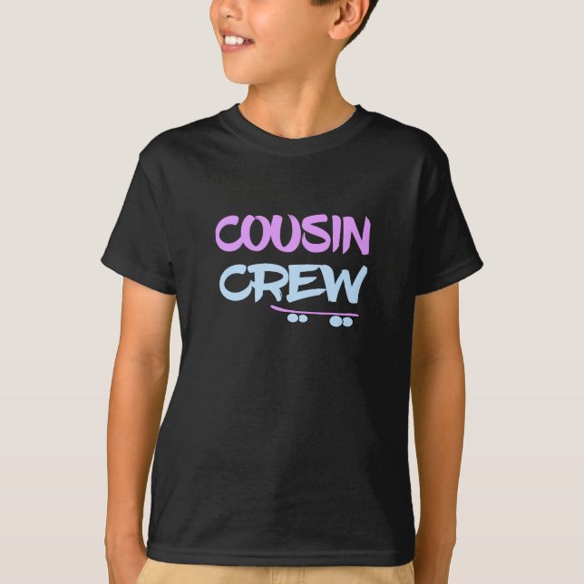Funny Retro Cousin Crew Retro T-Shirt (Front)