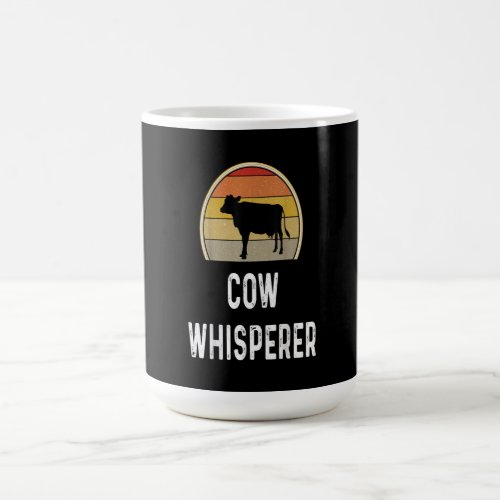 Funny Retro Cow Farmer Funny Cow Lover Gift Coffee Mug