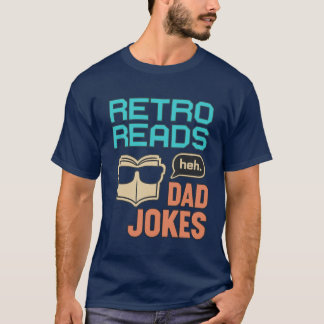 Funny Retro Dad Jokes T-Shirt -  Father's Day Gift
