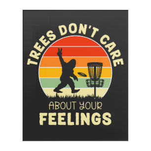 Funny Retro Disc Golf Design Frisbee Lovers Acrylic Print