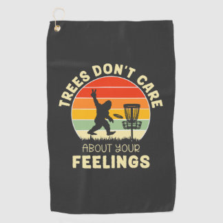 Funny Retro Disc Golf Design | Frisbee Lovers Towel