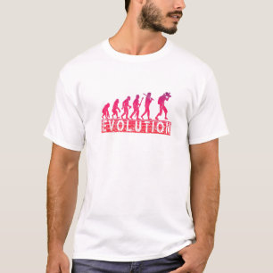 Funny Retro Evolution Photographer Camera Photogra T-Shirt