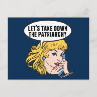 Funny Retro Feminist Pop Art Anti Patriarchy