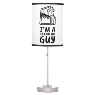 Funny Retro Gamer Arcade Old School 80's Video Gam Table Lamp