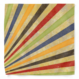 Funny Retro Grunge Rays + your idea Bandana