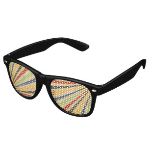 Funny Retro Grunge Rays + your idea Sunglasses