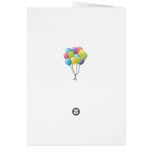 Funny Retro Happy Birthday Card Do Me A Favor (Back)