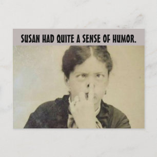 FUNNY RETRO HOUSEWIFE 'FUNNY FACE' Postcards