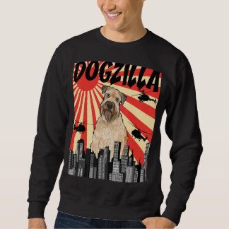Funny Retro Japanese Dogzilla Soft Coated Wheaten Sweatshirt
