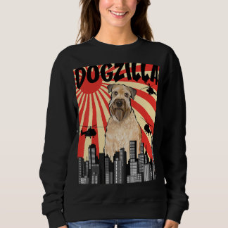 Funny Retro Japanese Dogzilla Soft Coated Wheaten Sweatshirt